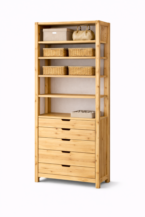 Moduł mieszany – półki + szuflady do garderoby - Kraków.png